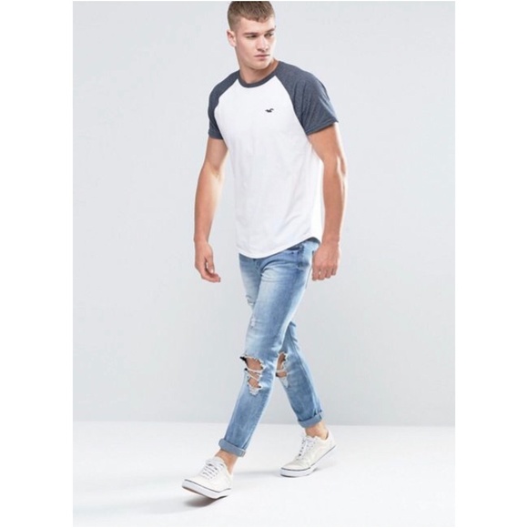 Hollister Other - Short Sleeve Baseball Tee, L